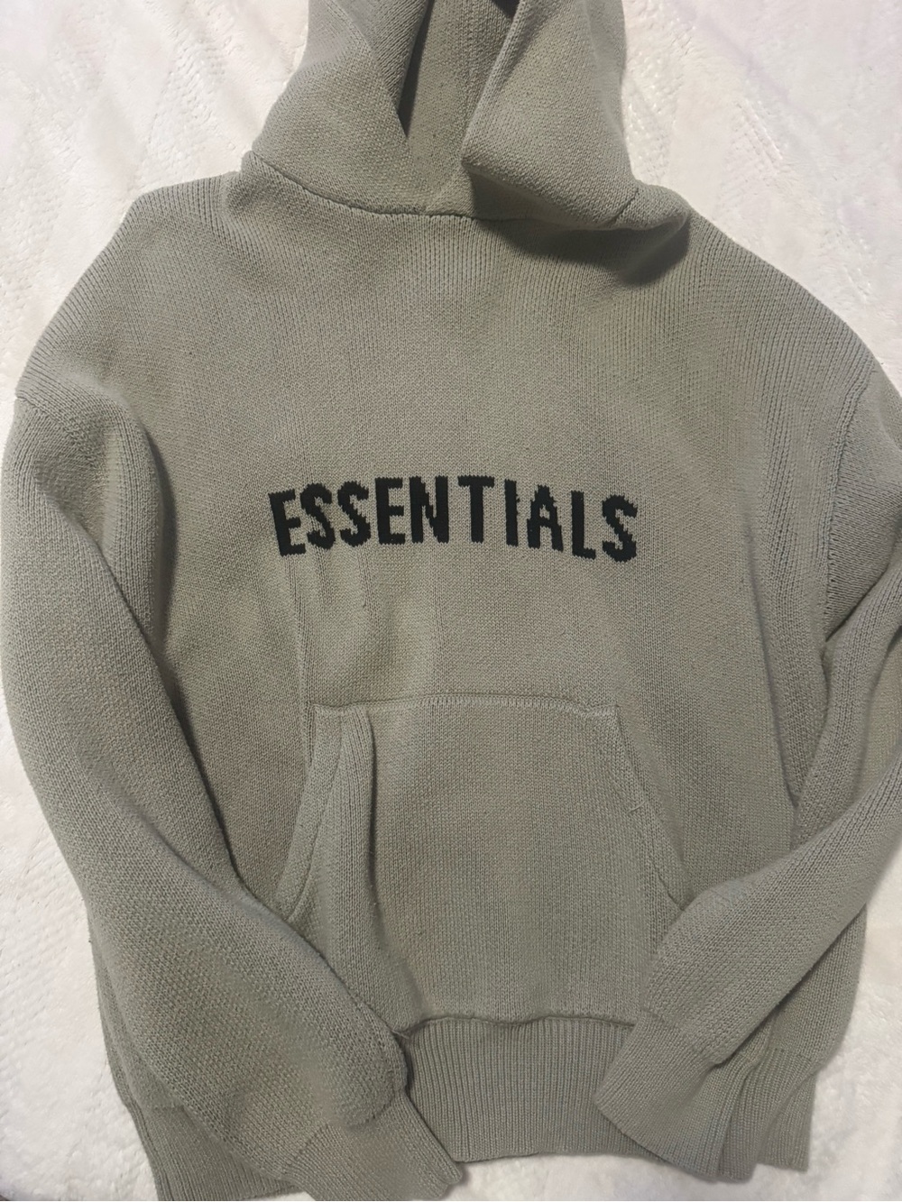 Essentials Knit Hoodie Sweater